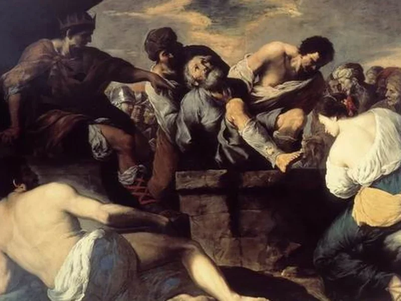 1612-Francesco Fracanzano - San Gregorio Armeno nel pozzo (chiesa di San Gregorio Armeno, Napoli)